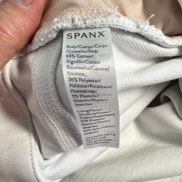 Spanx Jean-Ish Ankle Leggings White Med - Picture 6 of 12